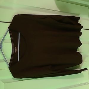 Black long sleeve top